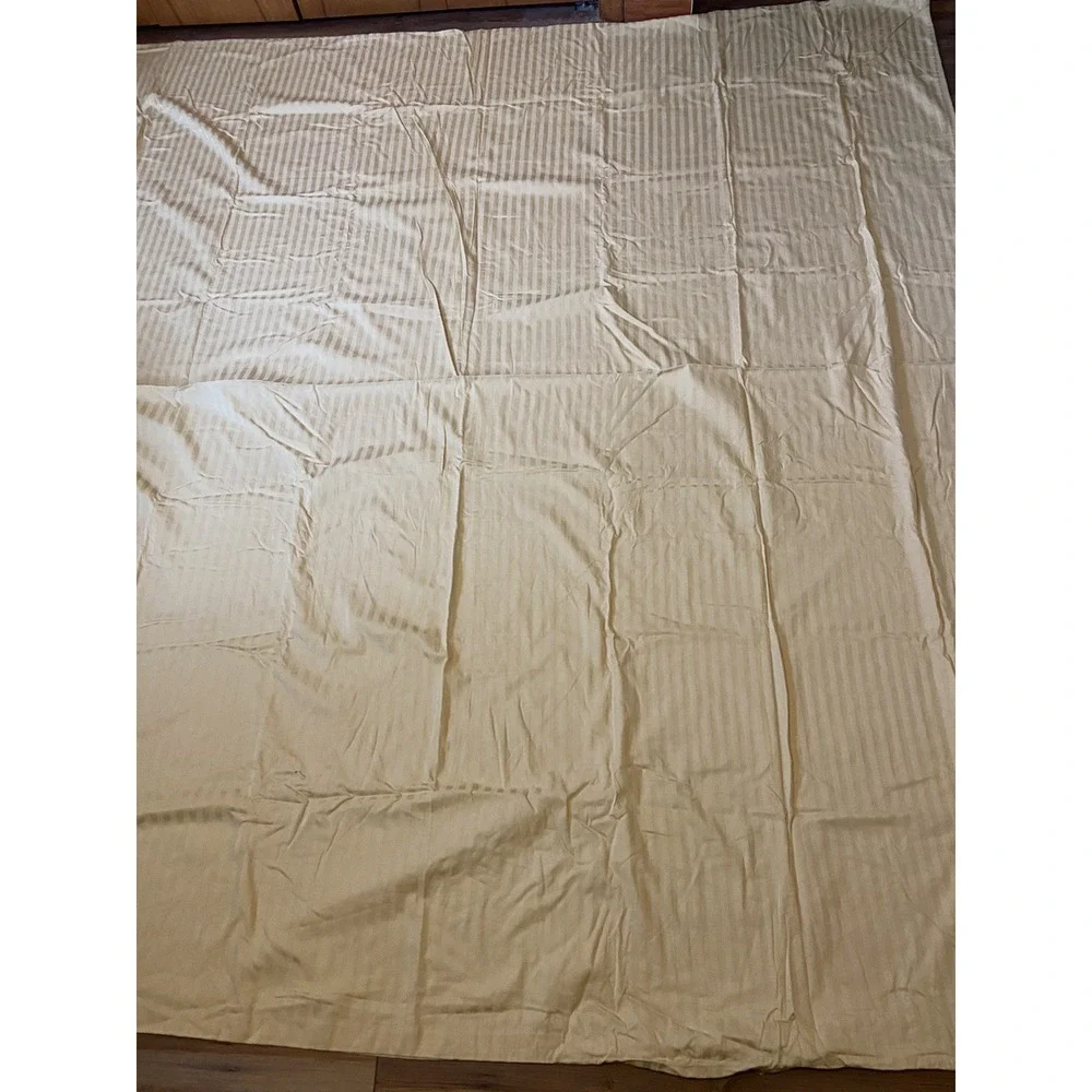 Egyptian Cotton‎ 100% Duvet Set Queen Damask Stripes In Taupe 3pc